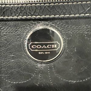 Black coach purse